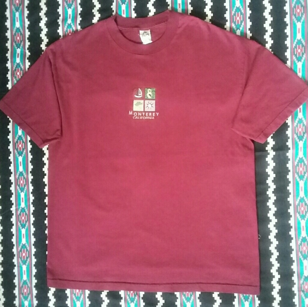 Monterey California Embroidered T-Shirt